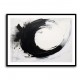 Black Circle 16 Abstract Wall Art
