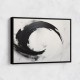 Black Circle 17 Abstract Wall Art
