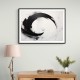 Black Circle 17 Abstract Wall Art