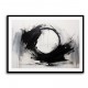 Black Circle 19 Abstract Wall Art