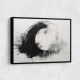Black Circle 20 Abstract Wall Art