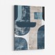 Minimalist Boho Shapes Dusty Blue 1