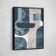 Minimalist Boho Shapes Dusty Blue 1