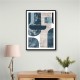 Minimalist Boho Shapes Dusty Blue 1