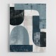 Minimalist Boho Shapes Dusty Blue 3