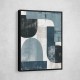 Minimalist Boho Shapes Dusty Blue 3