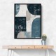 Minimalist Boho Shapes Dusty Blue 4