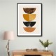Minimalist Boho Shapes Rusty Gold 1