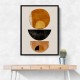 Minimalist Boho Shapes Rusty Gold 2