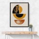 Minimalist Boho Shapes Rusty Gold 3
