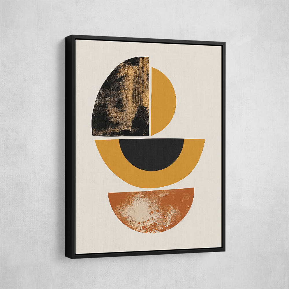 Minimalist Boho Shapes Rusty Gold 3