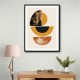 Minimalist Boho Shapes Rusty Gold 3