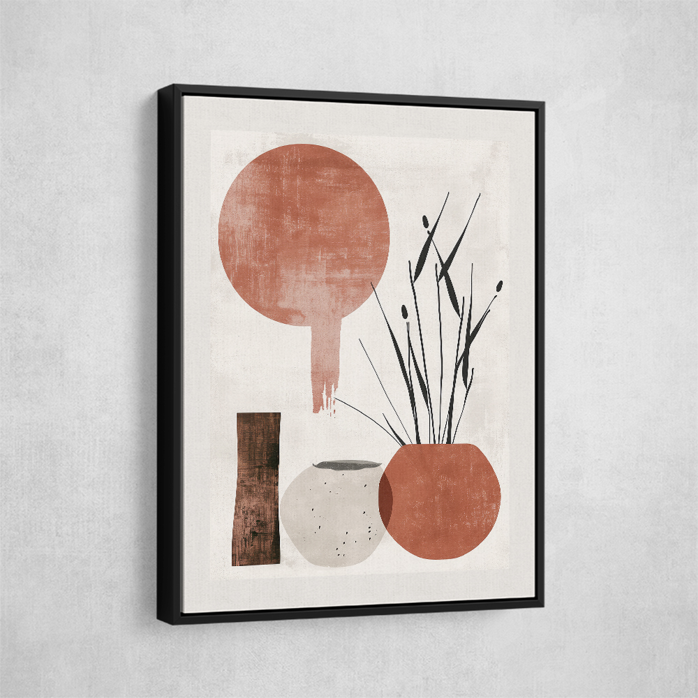 Minimalist Boho Shapes Dusty Pink 1