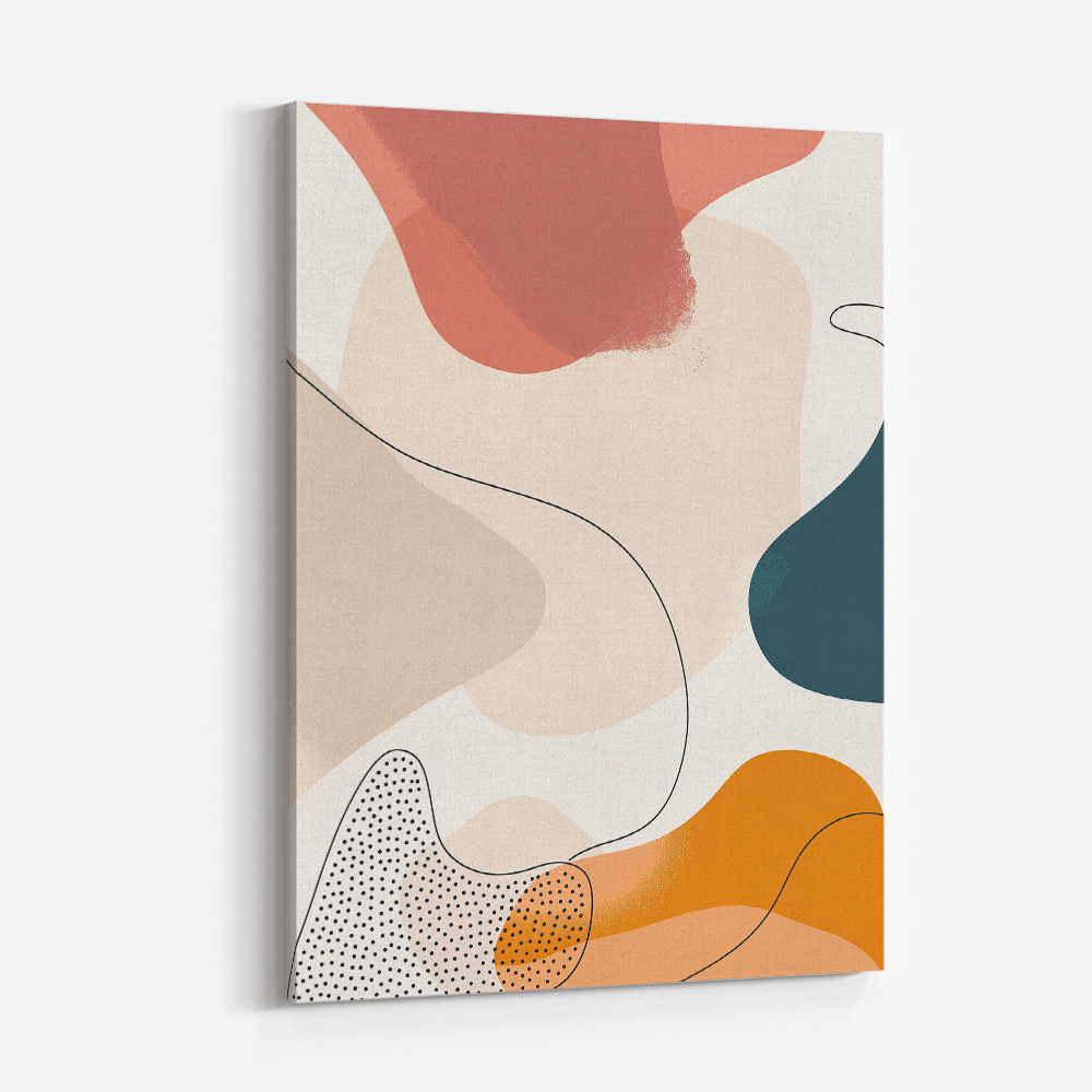 Minimalist Boho Shapes Pastel 2