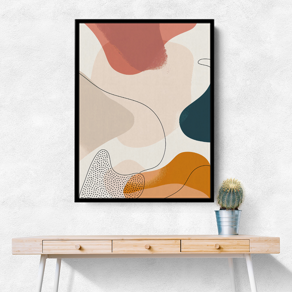 Minimalist Boho Shapes Pastel 2