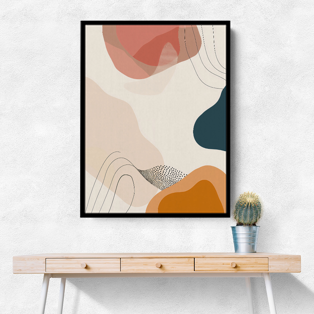 Minimalist Boho Shapes Pastel 5