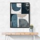 Minimalist Boho Shapes Dusty Blue 5