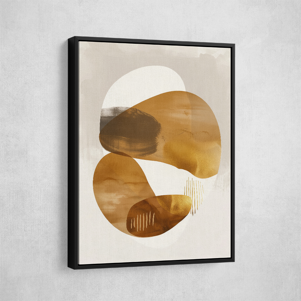 Minimalist Boho Shapes Rusty Gold 9