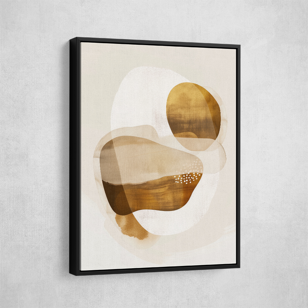 Minimalist Boho Shapes Rusty Gold 12