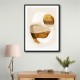 Minimalist Boho Shapes Rusty Gold 12