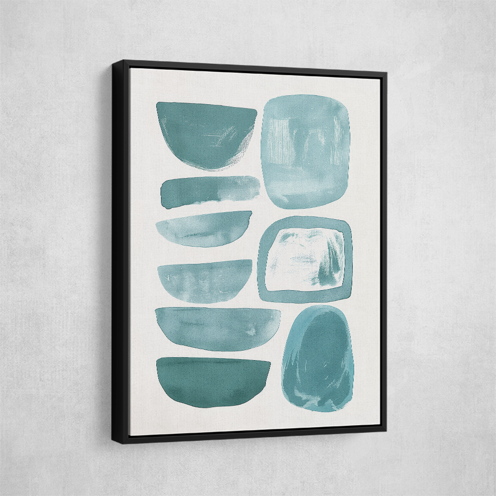 Minimalist Boho Shapes Tiffany Blue