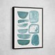Minimalist Boho Shapes Tiffany Blue