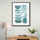 Minimalist Boho Shapes Tiffany Blue
