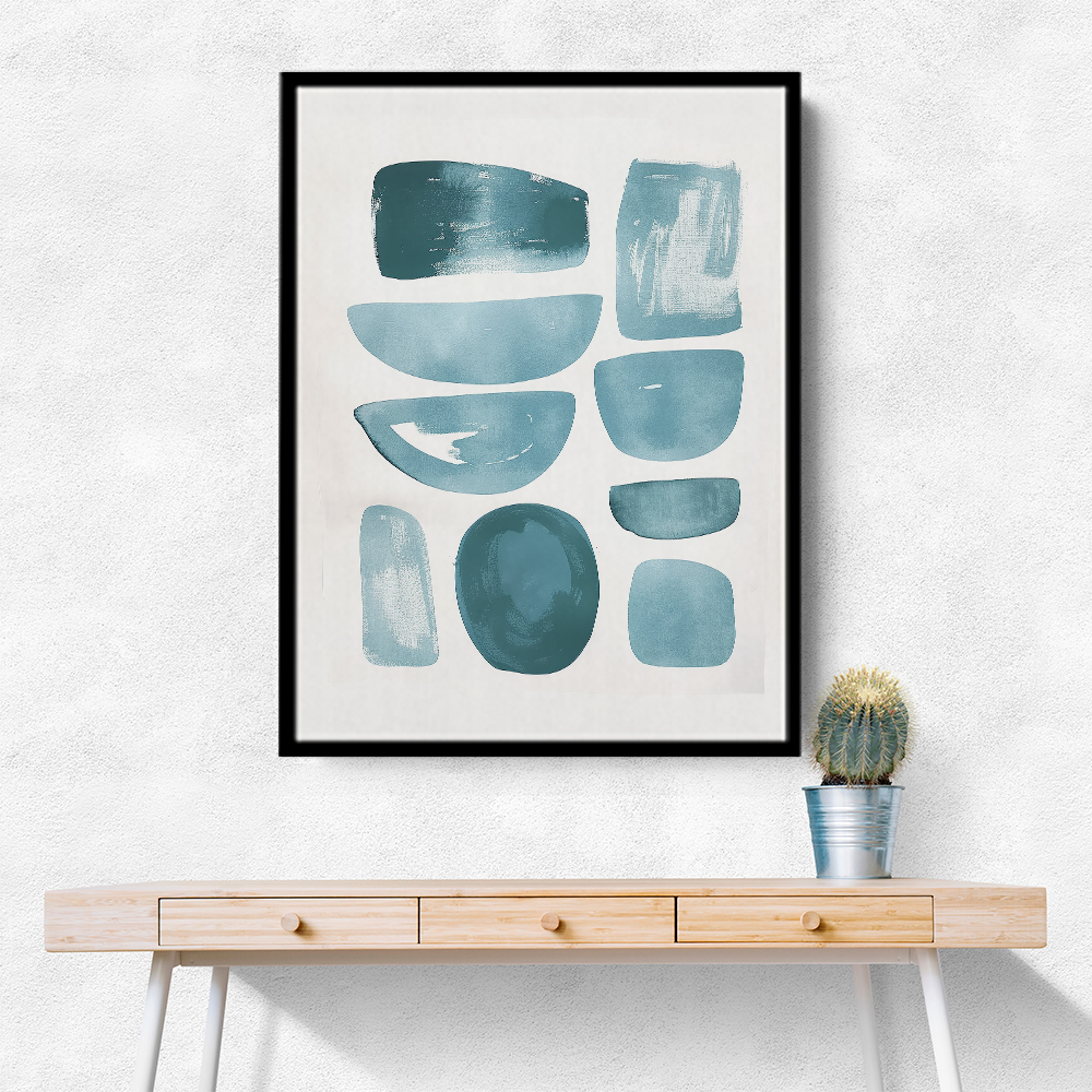 Minimalist Boho Shapes Tiffany Blue 2