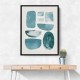 Minimalist Boho Shapes Tiffany Blue 3