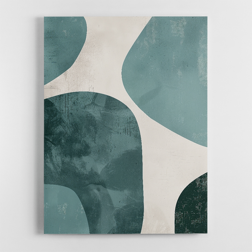 Minimalist Boho Shapes Tiffany Blue 5