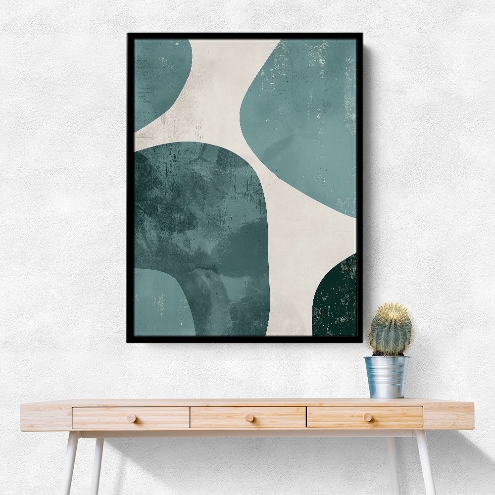 Minimalist Boho Shapes Tiffany Blue 5