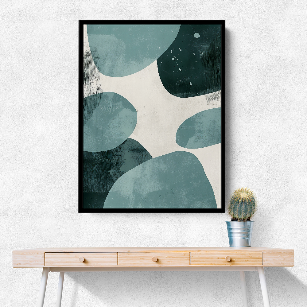 Minimalist Boho Shapes Tiffany Blue 7
