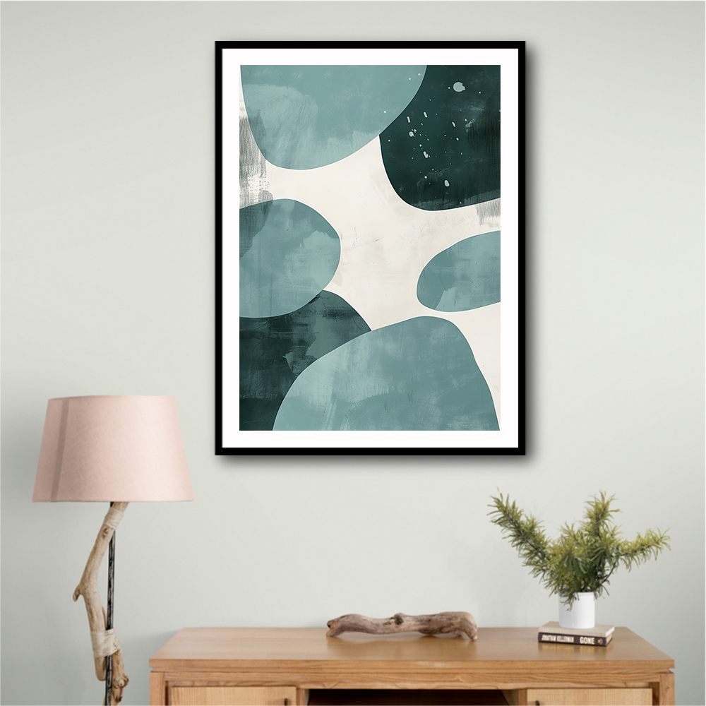 Minimalist Boho Shapes Tiffany Blue 7