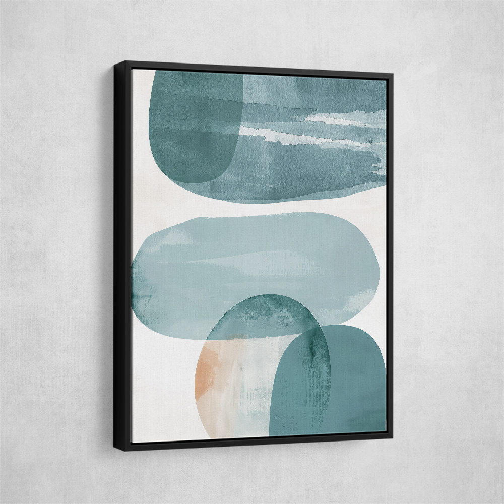 Minimalist Boho Shapes Tiffany Blue 8