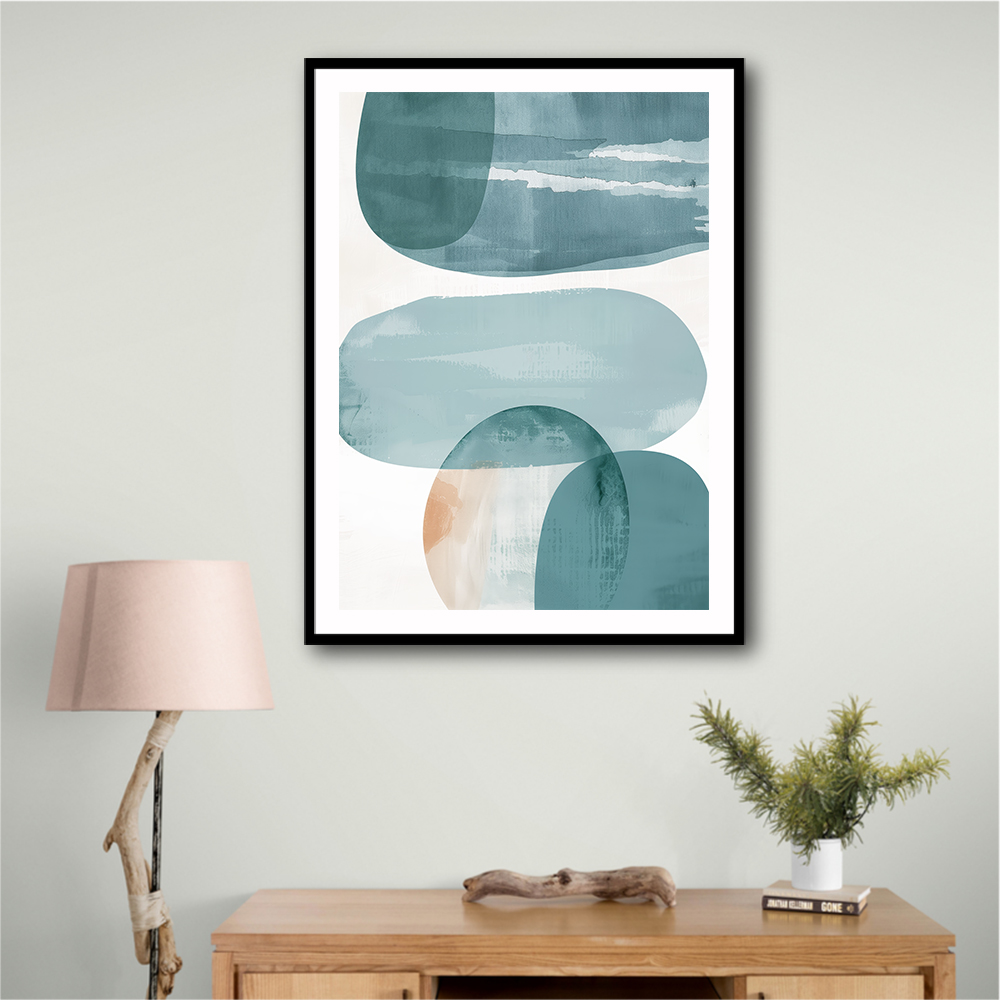 Minimalist Boho Shapes Tiffany Blue 8