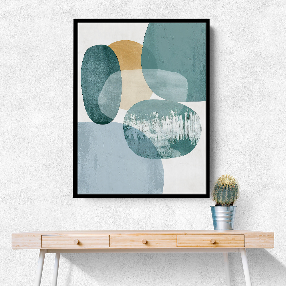 Minimalist Boho Shapes Tiffany Blue 9