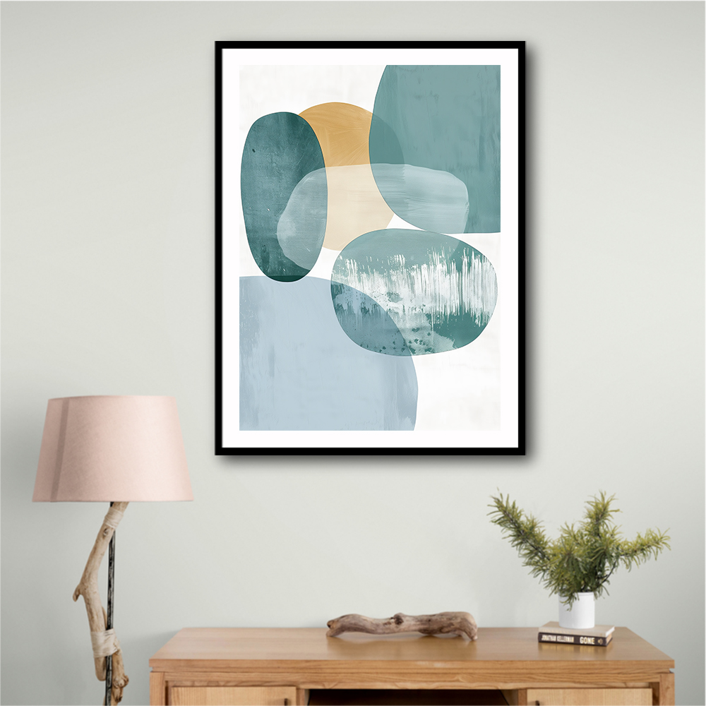 Minimalist Boho Shapes Tiffany Blue 9