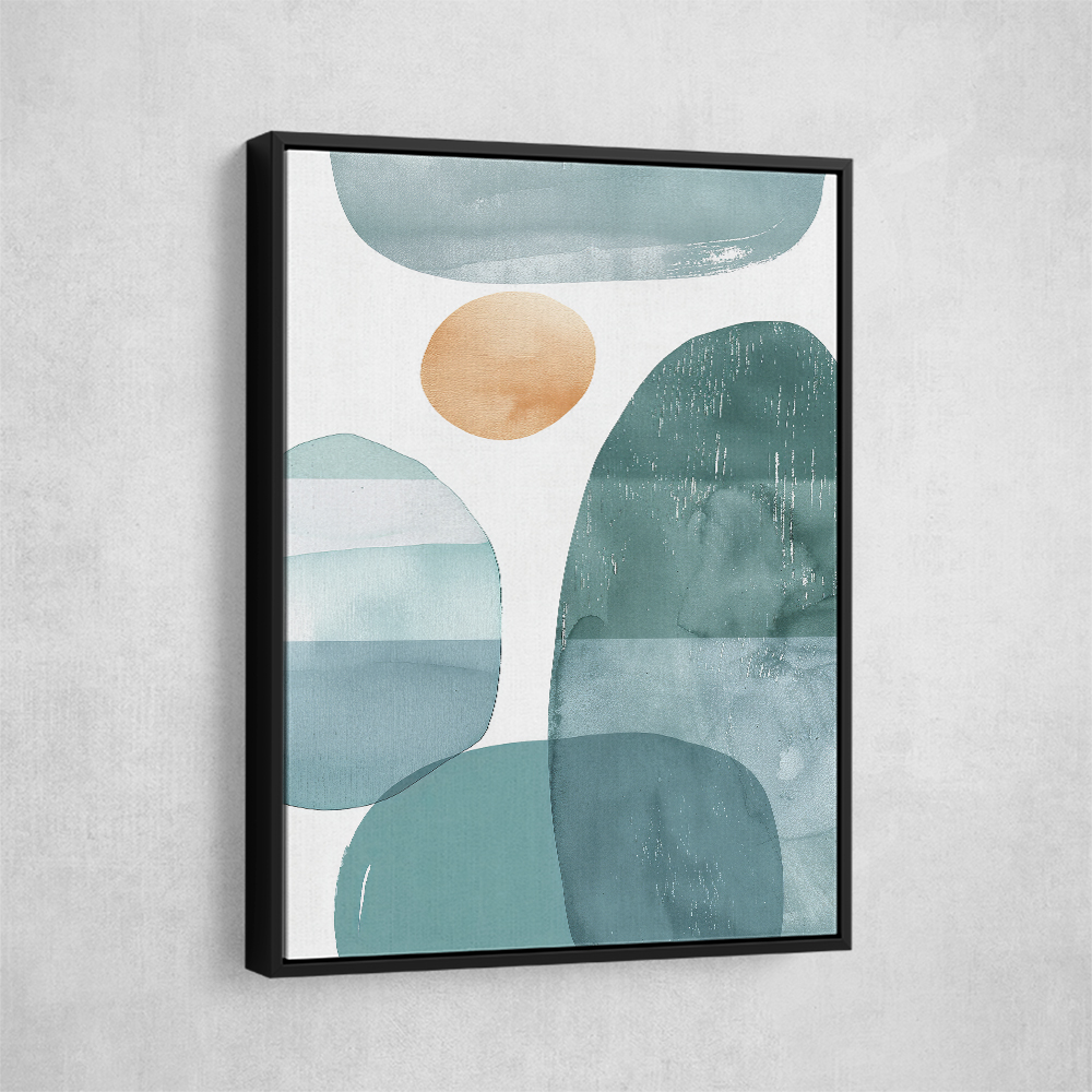 Minimalist Boho Shapes Tiffany Blue 10