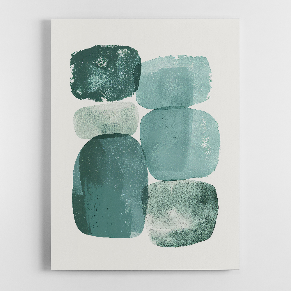 Minimalist Boho Shapes Tiffany Blue 12