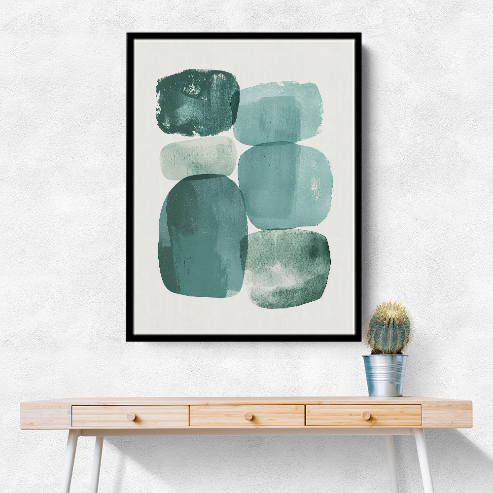 Minimalist Boho Shapes Tiffany Blue 12