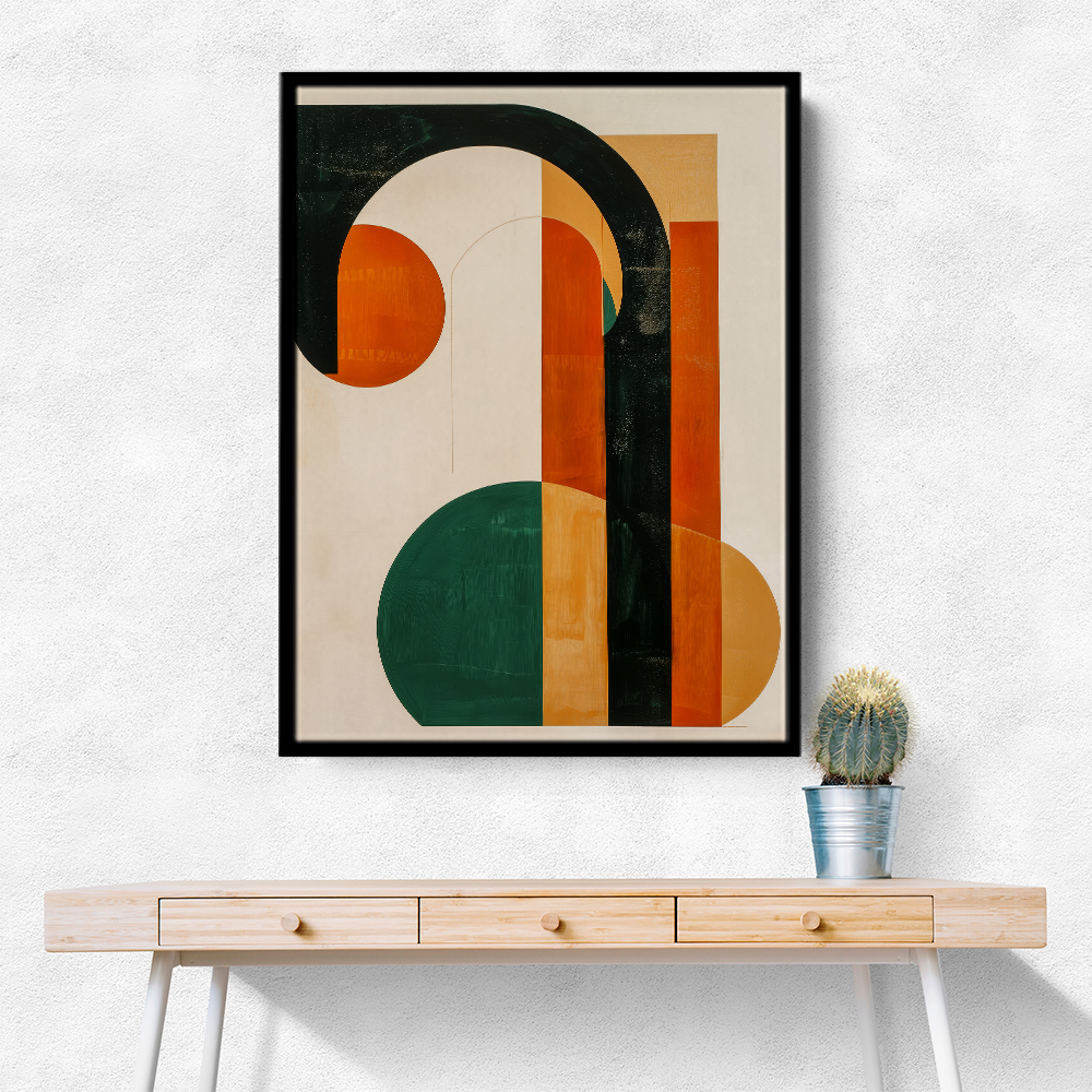 Minimalist Vintage Geometric Shapes 