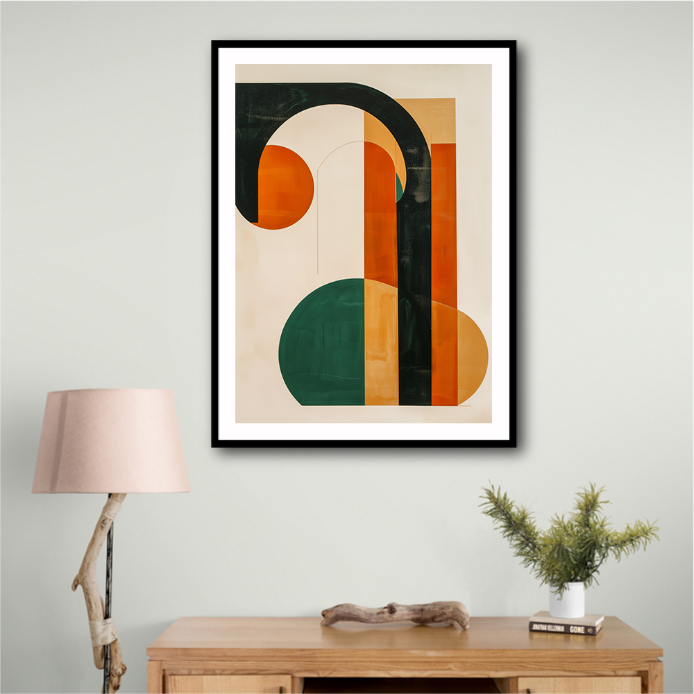 Minimalist Vintage Geometric Shapes 