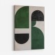 Minimalist Green Vintage Geometric Shapes 2