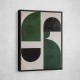Minimalist Green Vintage Geometric Shapes 2