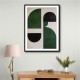 Minimalist Green Vintage Geometric Shapes 2