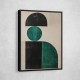 Minimalist Green Vintage Geometric Shapes 3