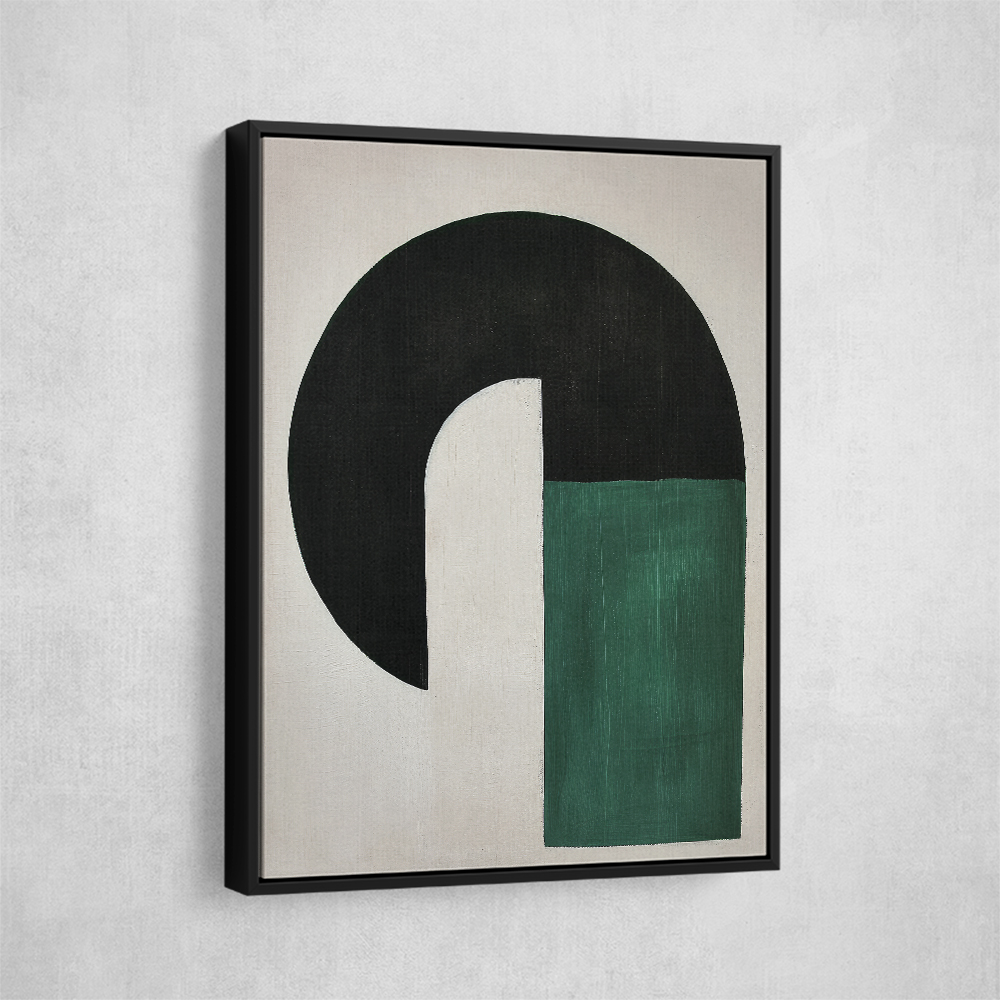 Minimalist Green Vintage Geometric Shapes 4