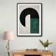 Minimalist Green Vintage Geometric Shapes 4