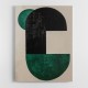 Minimalist Green Vintage Geometric Shapes 5
