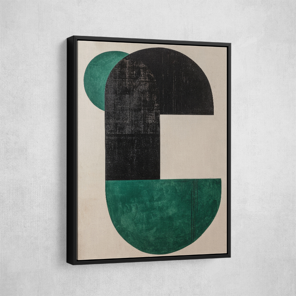 Minimalist Green Vintage Geometric Shapes 5